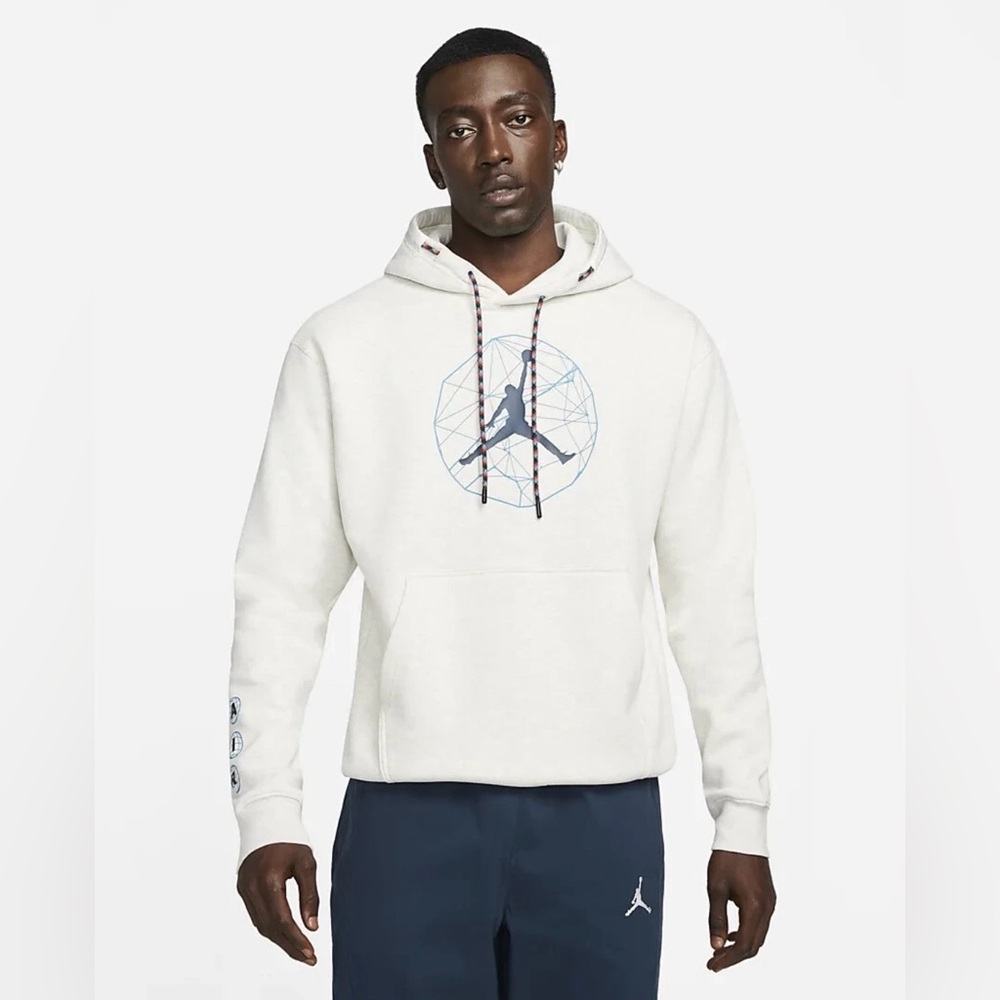 Nike Air Jordan Men's JUMPMAN Mountainside Fleece Warm Pullover Hoodie.Like new